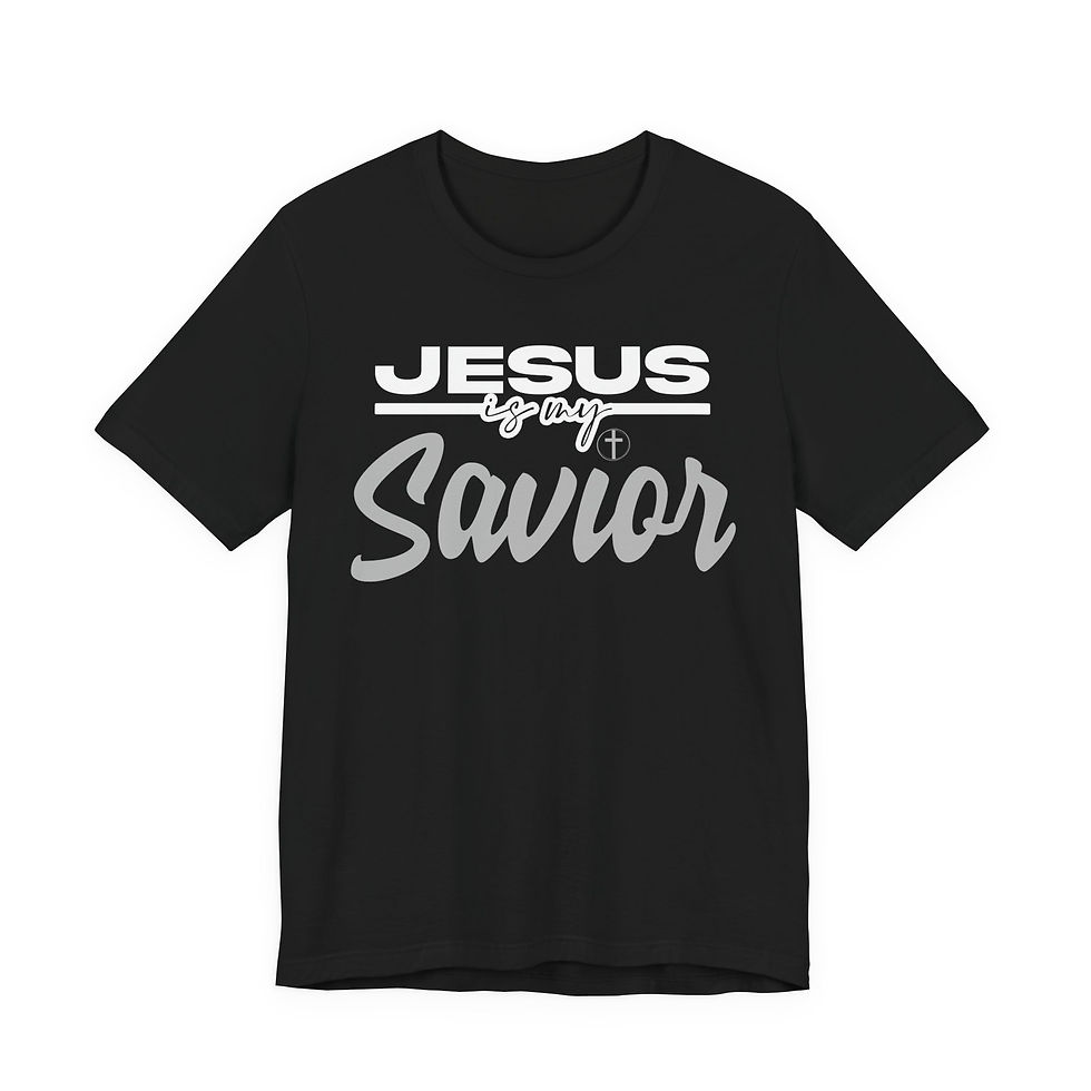 Thumbnail: 'Jesus is Savior' - Faith-Inspired Tee