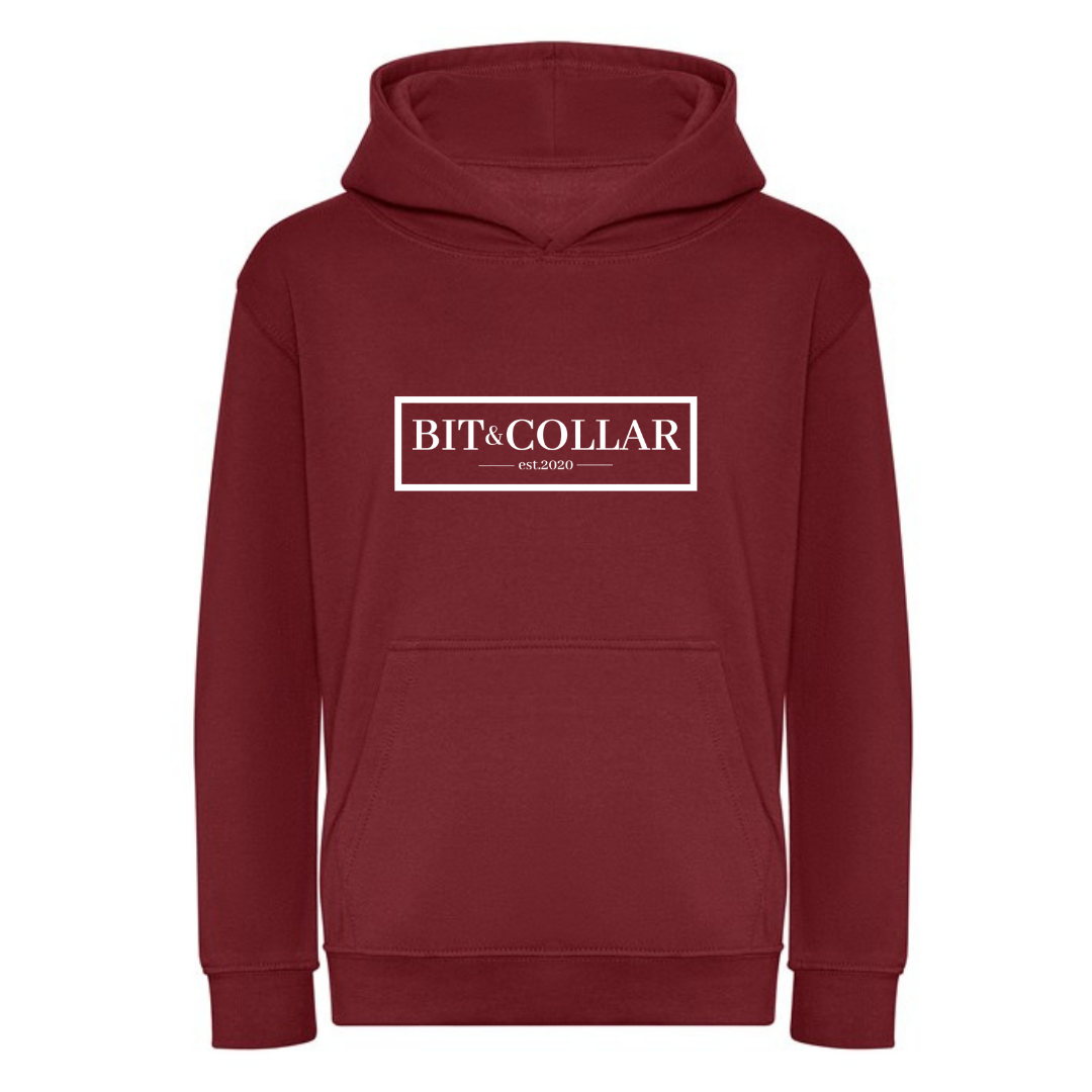 Junior Organic Hoody - Burgundy