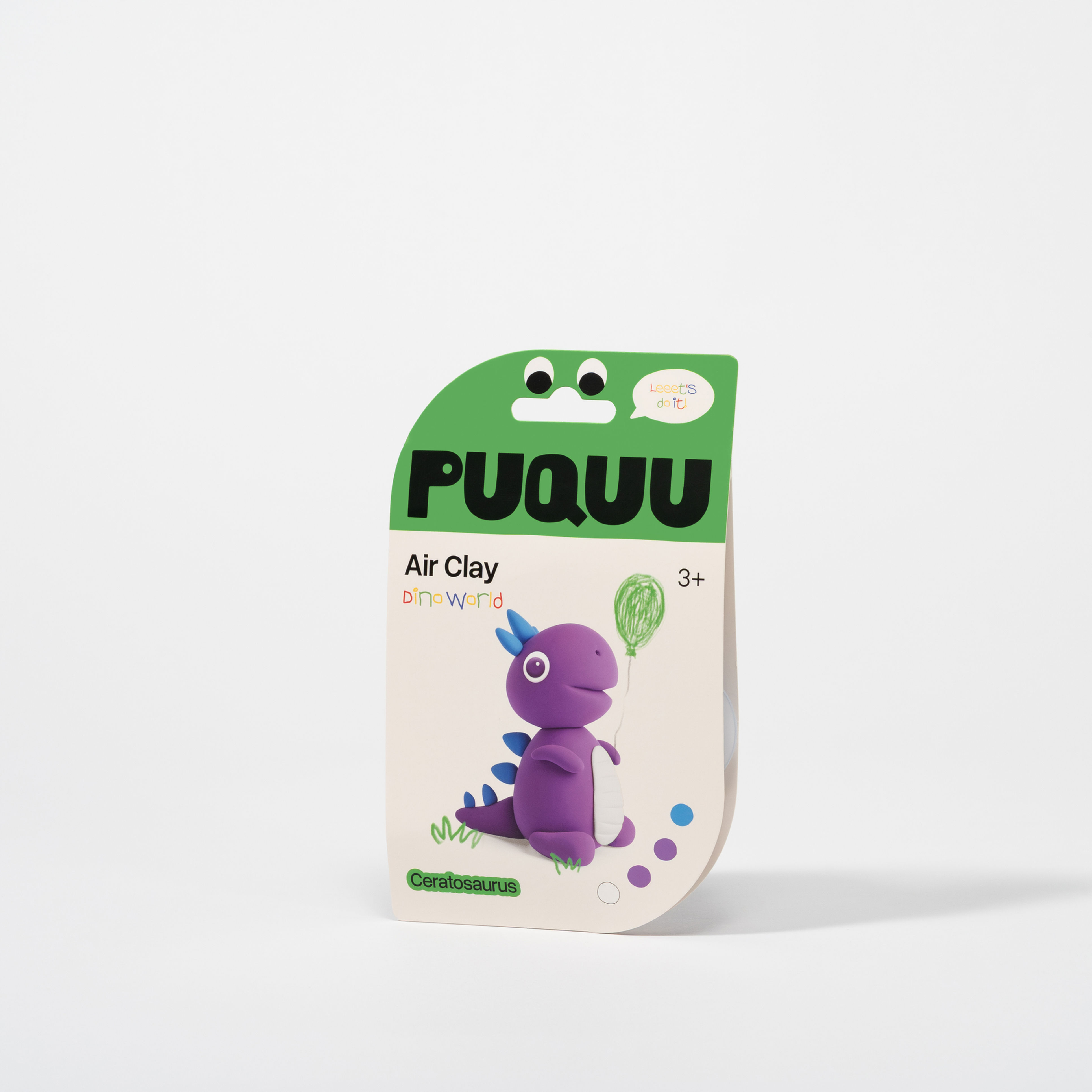 PUQUU Air Clay Ceratosaurus