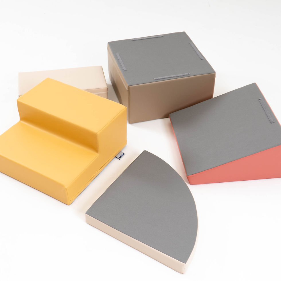 Miniaturbild: IGLU - Softbausteine Spielset - Corner Climber (Pastel Pink)