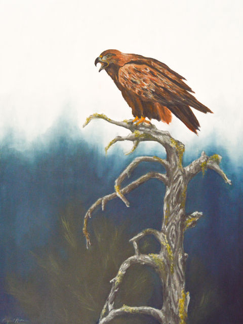 Golden Eagle Painting