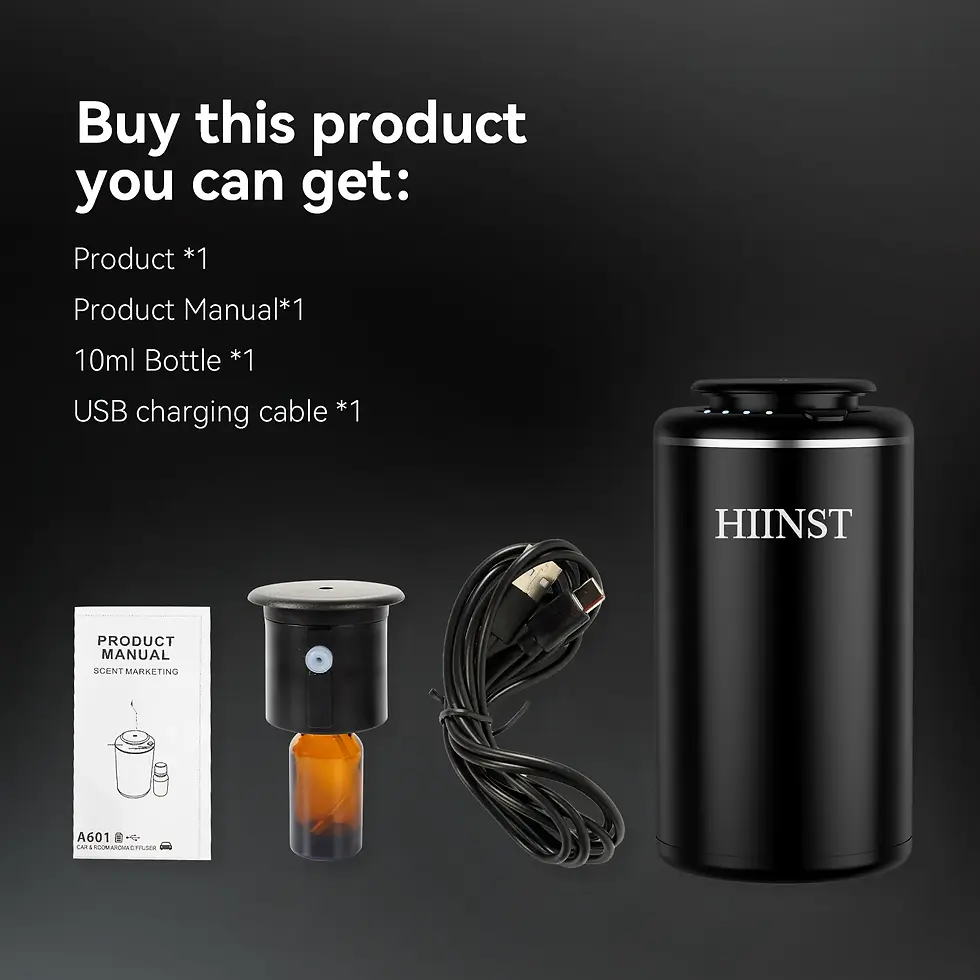Thumbnail: USB Rechargeable Aromatherapy Scent Car Air Freshener
