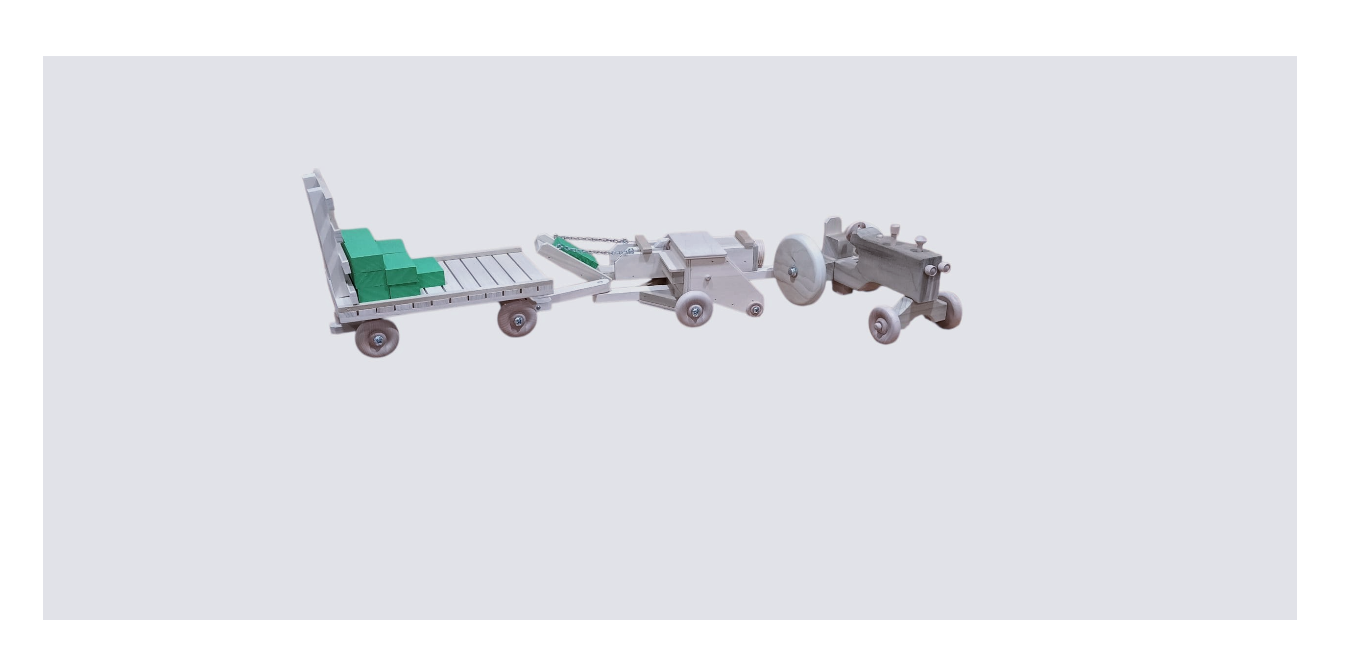 Wooden Toy Baling Set