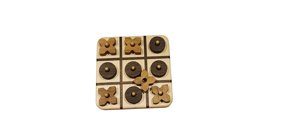 Wooden Tic-Tac-Toe