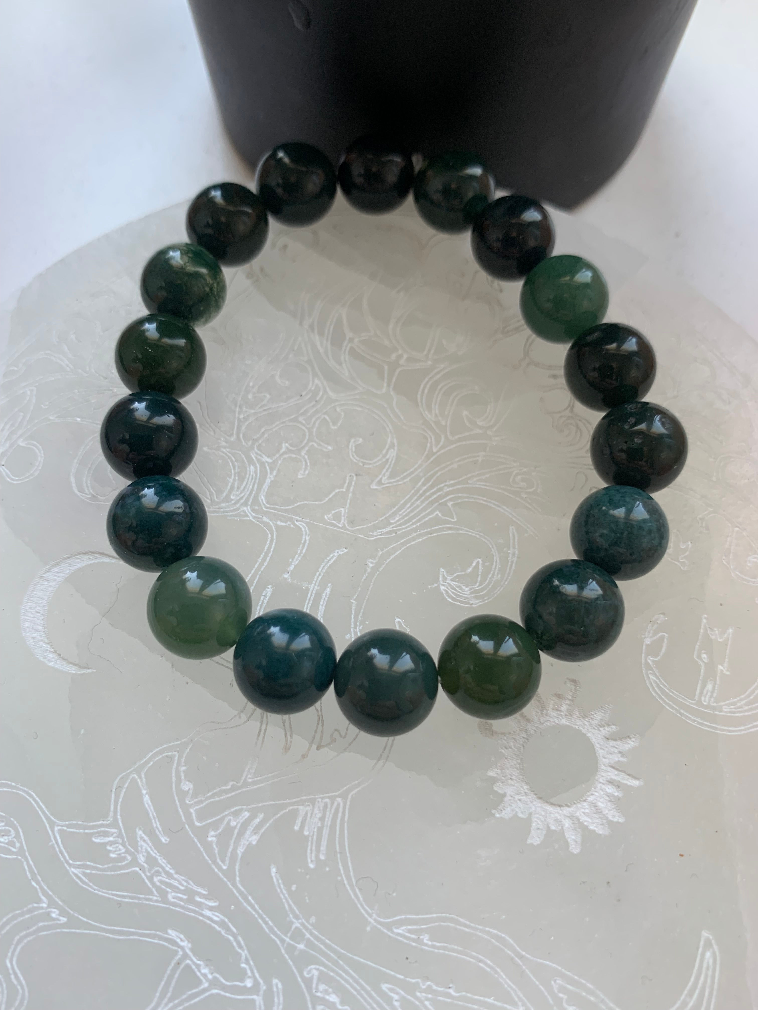 Bracelet en Agate Mousse