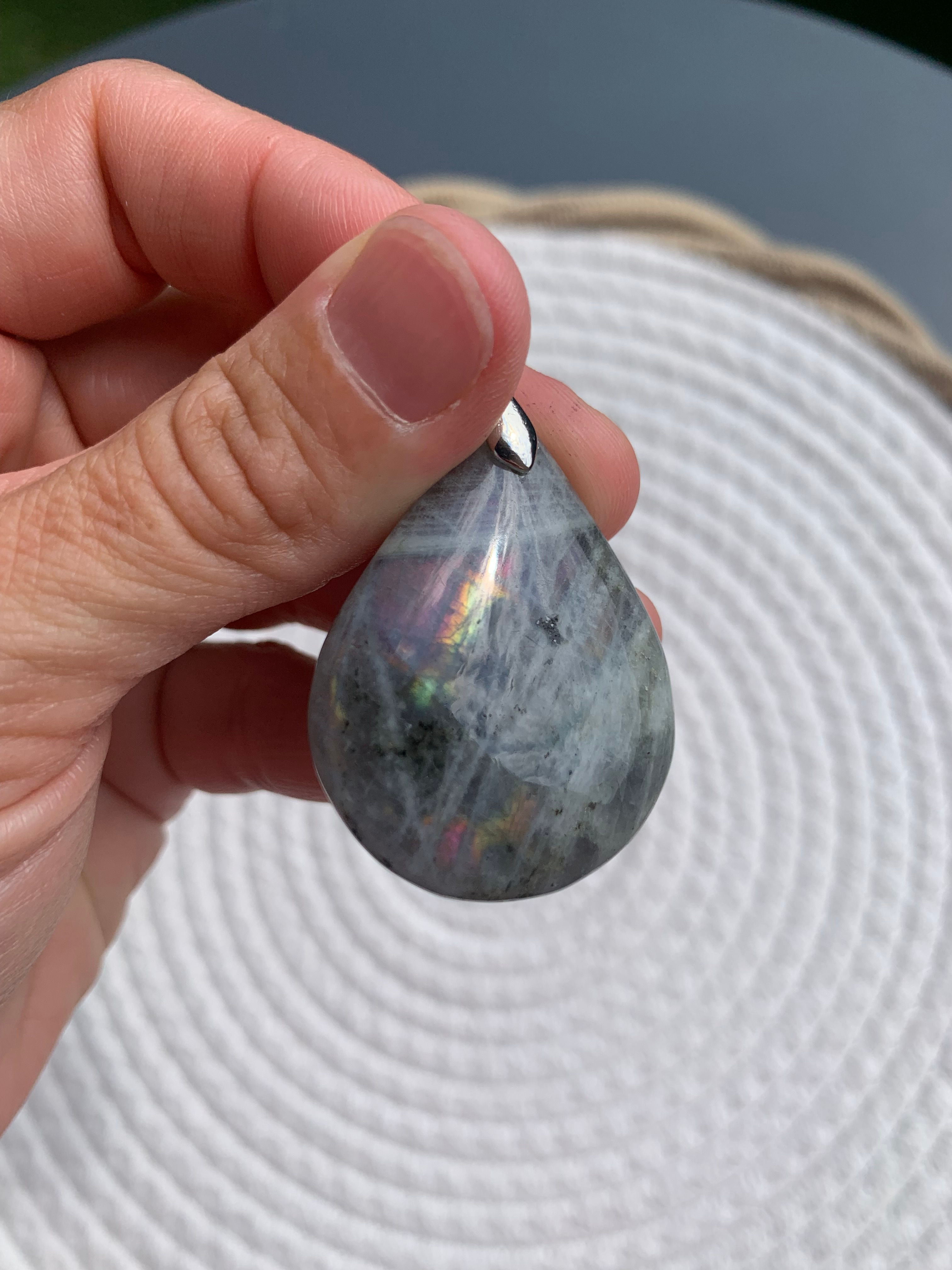pendentif Labradorite Violette