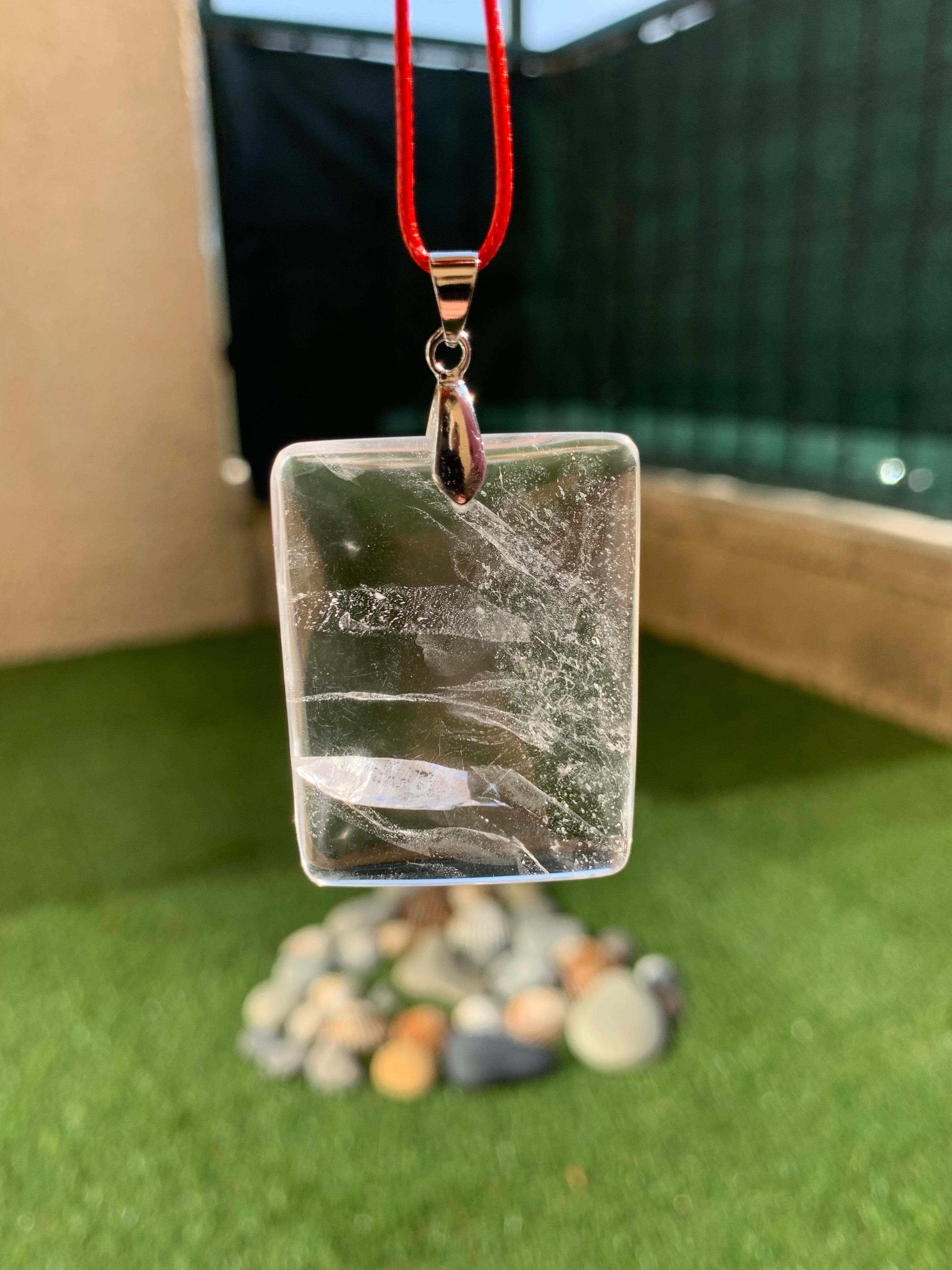 Pendentif en Cristal de Roche