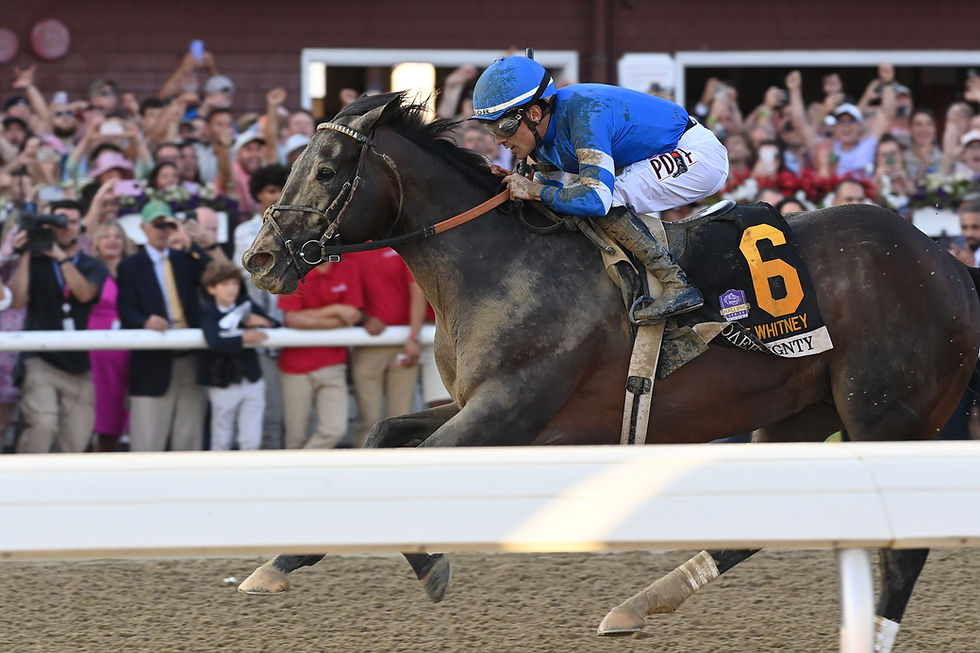 Sovereignty also leads the standings heading toward the Breeders' Cup Classic