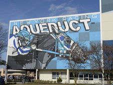 Aqueduct lowered the curtain on 132 years of rich racing history, bidding farewell with an unforgettable final card