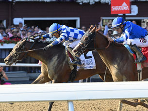 Kilwin, hija de Twirling Candy, superó un tropiezo y dio el golpe en el Test Stakes de Saratoga