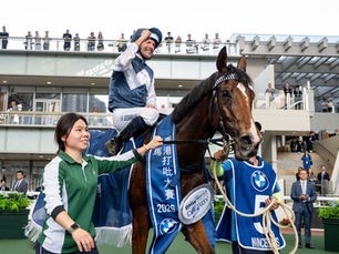 Invincible Ibis voló en Sha Tin y escribió su nombre con récord en el Hong Kong Derby