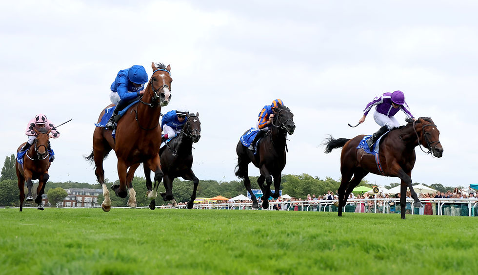 Delacroix (der.) batiendo a Ombudsman en el Coral-Eclipse, hace unas semanas / BREEDERS' CUP