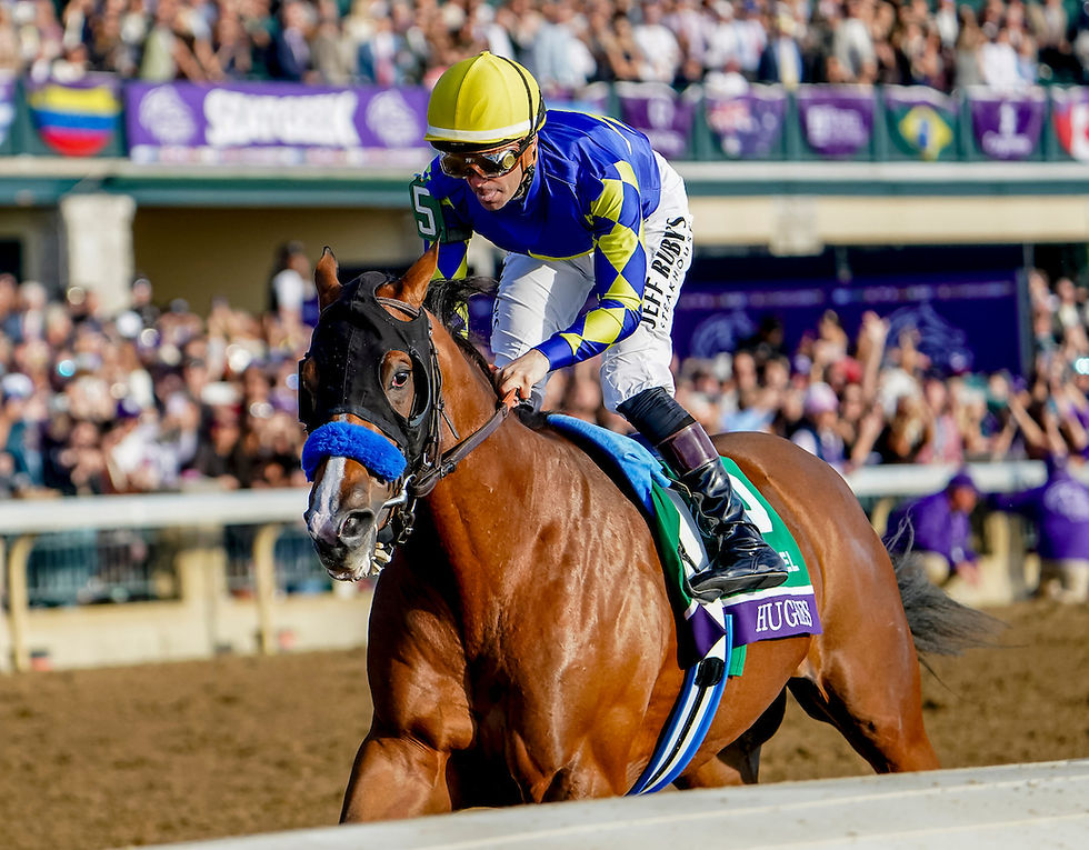 Hughes proved himself a true champion, handing Bob Baffert a record-extending seventh victory in the Breeders' Cup Juvenile