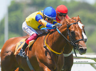 Lanfranco Dettori se dio el gusto de ganar en San Isidro y fue parte grande de la fiesta