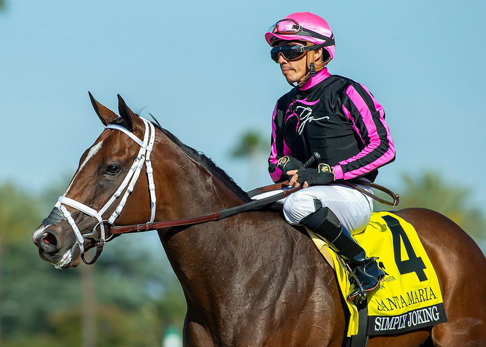 Emisael Jaramillo sigue sumando: ganó el Santa María con Simply Joking