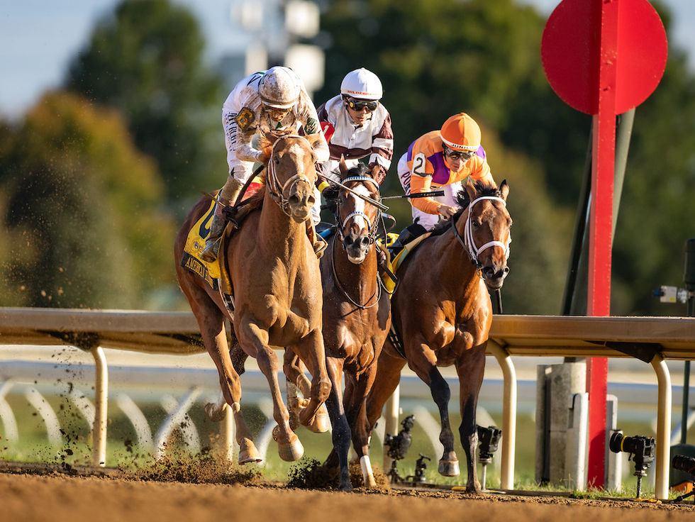 Keeneland: Rhetorical repitió y American History dio un salto hacia la Breeders’ Cup
