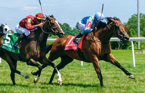 Jorge Ruiz Díaz and Marksman Queen Shine at Delaware Park / DP