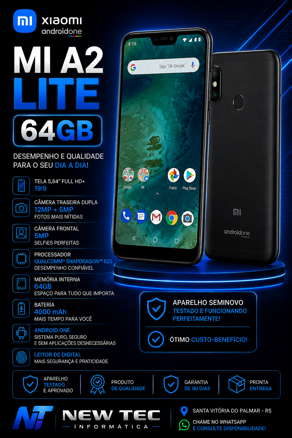 MI A2 LITE 64GB