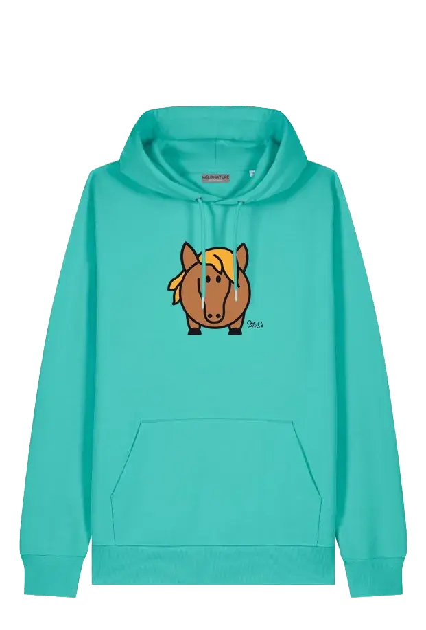 wildnature-hoodie-unisex-biokatoen-paard-heren-voorzijde