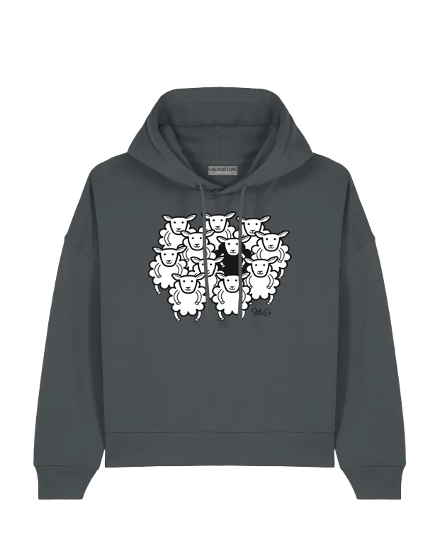 Wildnature® Hoodie Bio-Baumwolle - Schafe Damen