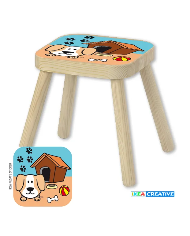 LUNIES IKEA FLISAT | Animal stickers - DOG