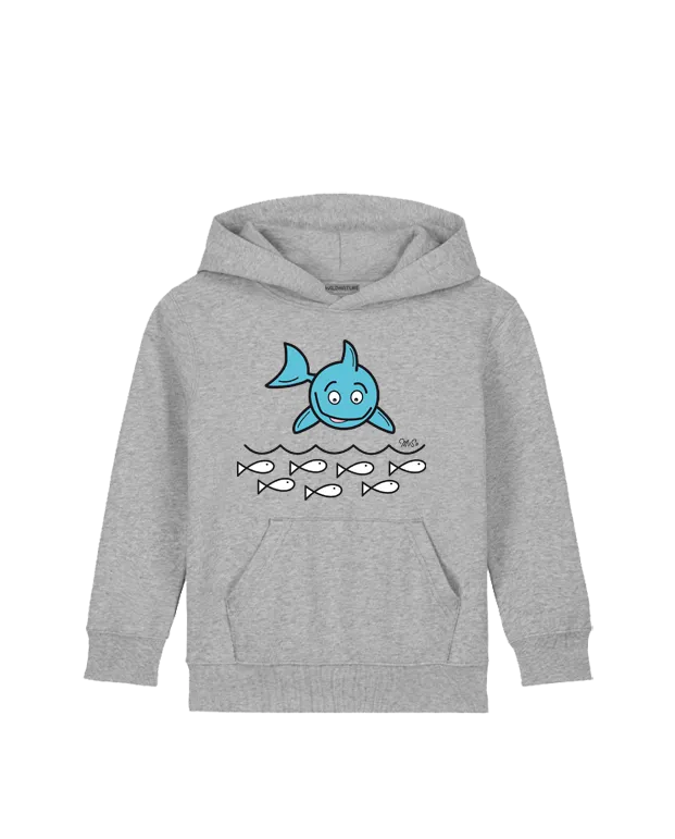 Wildnature® Hoodie Bio-Baumwolle - Hai Kinder