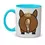 Thumbnail: duo-color-mok-paard-blauw-achterzijde