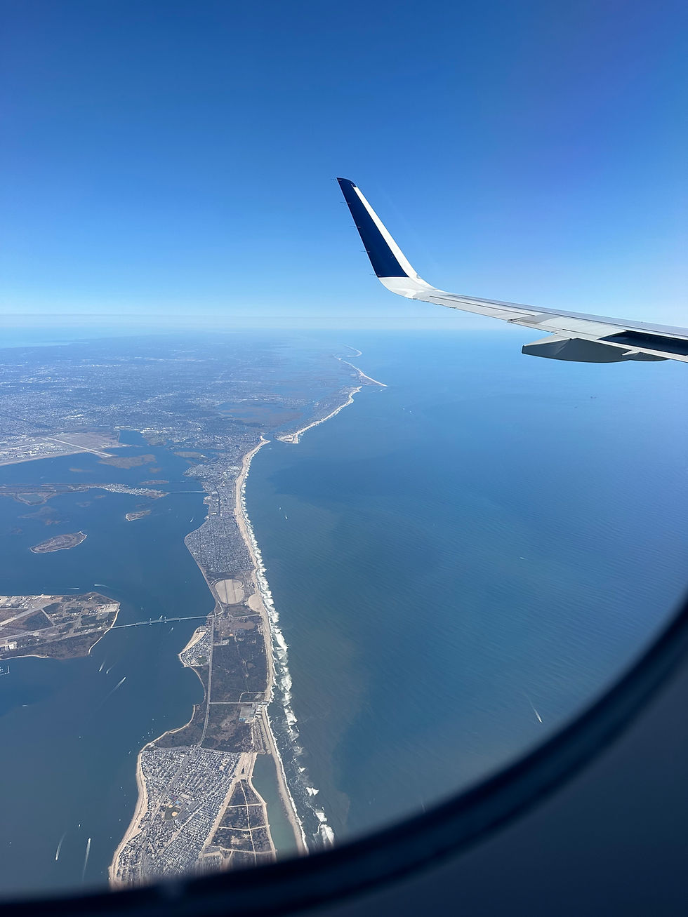 One of my many flights back to NY since moving to CO