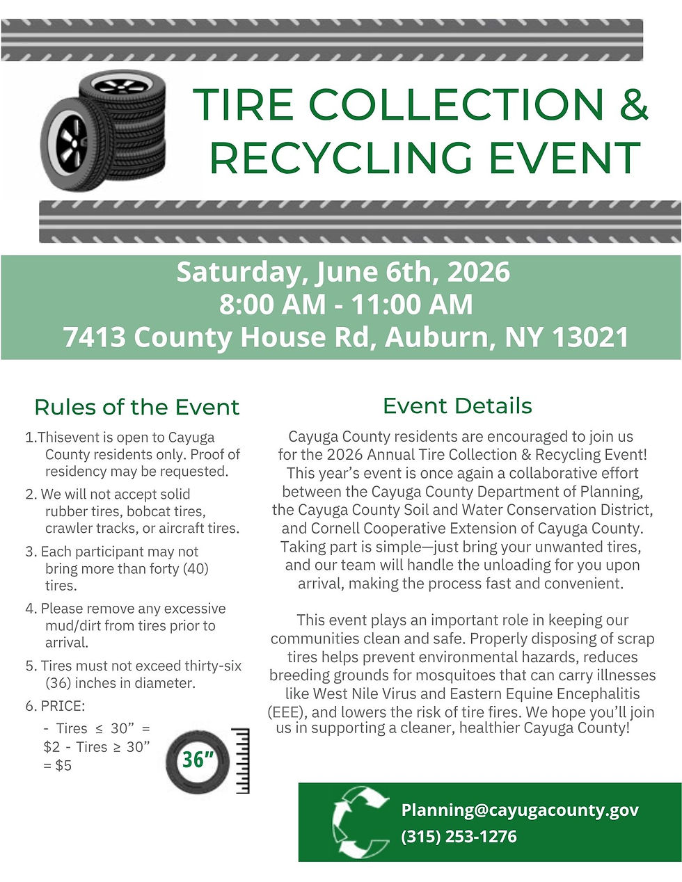 Tire Collection Event