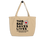 Thumbnail: Large organic tote bag: Oyster color