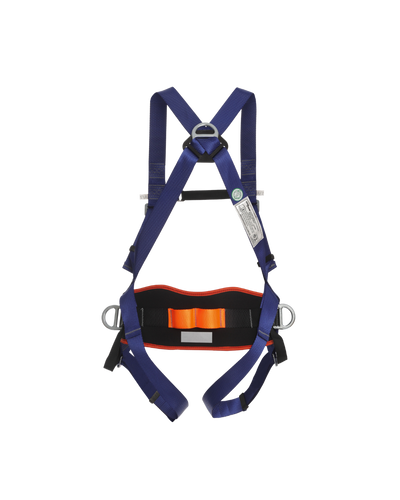 Cinto Paraquedista 3 Pontos - Mega Azul | Safe Cintos