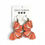 Thumbnail: READY-TO-SHIP Handcrafted Peony Flower" Leather Earrings - Corals