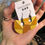 Thumbnail: Yellow = Happiness Leather Color Therapy Earrings