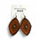 Thumbnail: READY-TO-SHIP Handmade Western Concho Leather Earrings - Tan