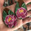 Thumbnail: MADE-TO-ORDER Handcrafted Leather Peony Flower Earrings