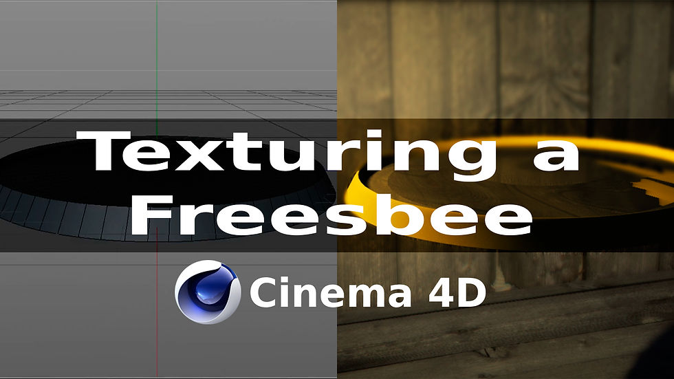 Texturing a Freesbee