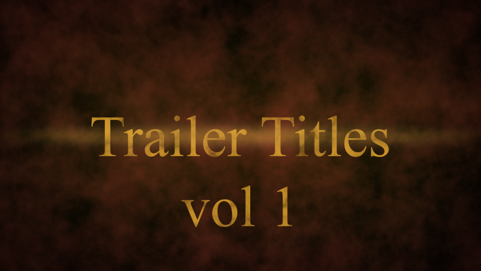 Trailer Titles vol.1