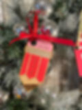 Thumbnail: DIGITAL file only - Customizable School Themed Christmas Ornaments