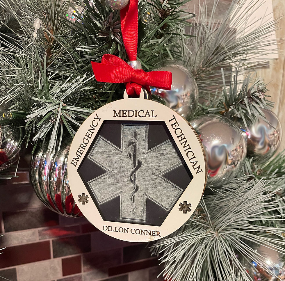 Thumbnail: DIGITAL FILE ONLY - Paramedic Christmas Ornament