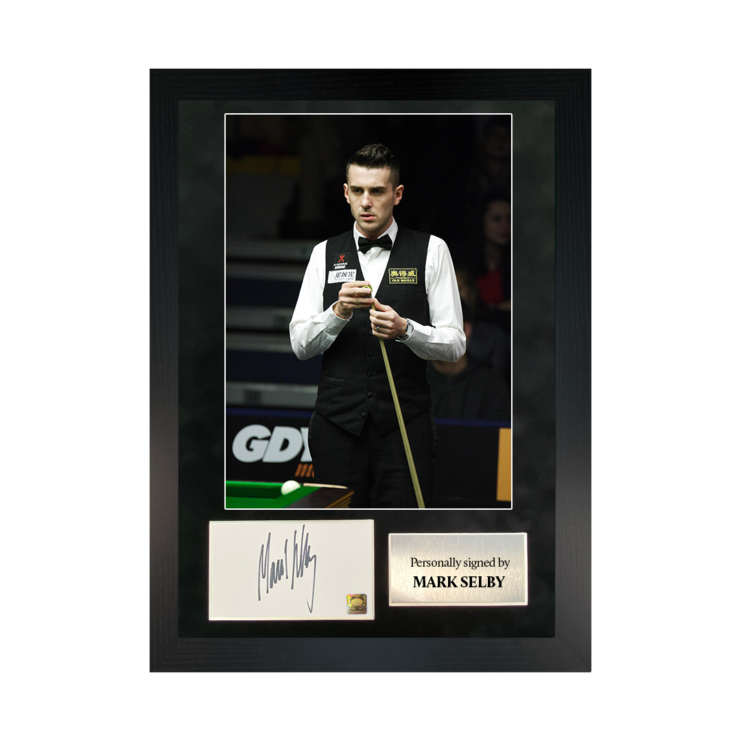 Mark Selby | A3 Signed Photo Frame