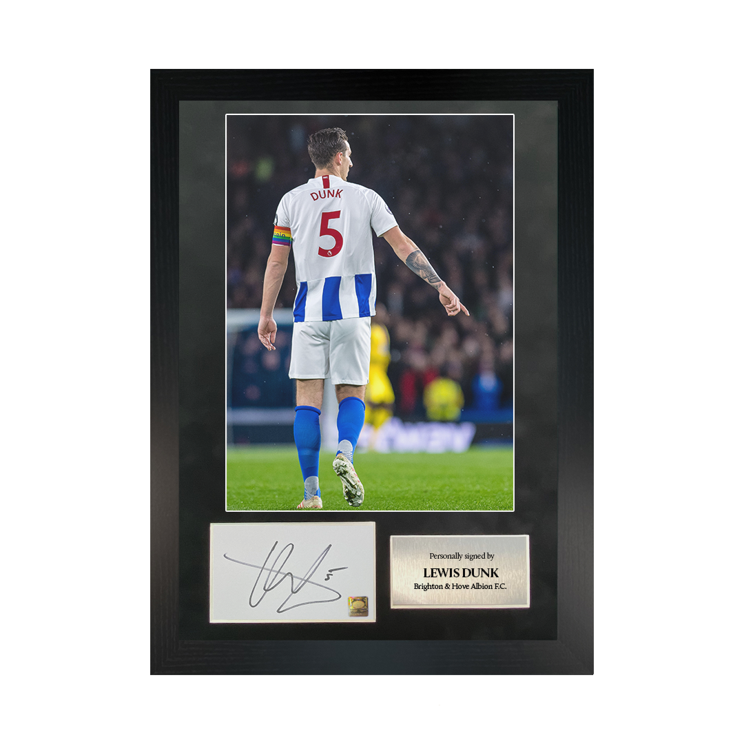 Lewis Dunk | A3 Signed Photo Frame