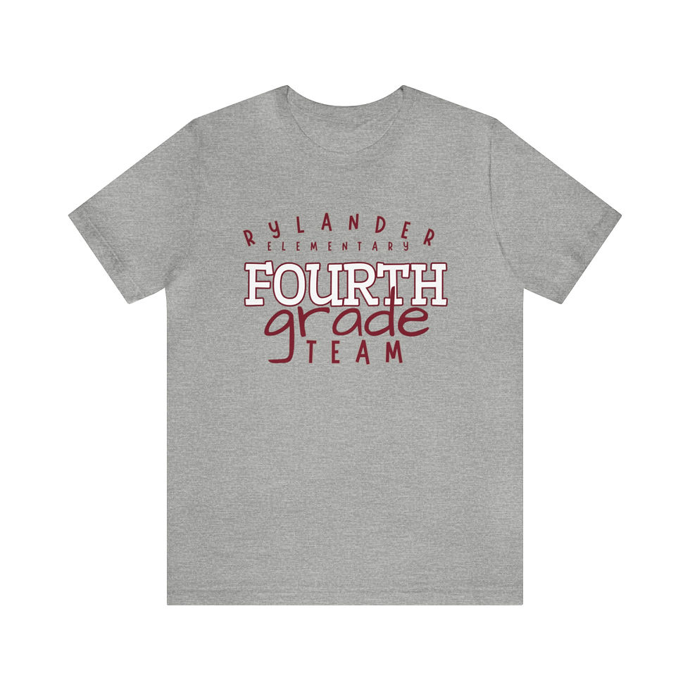 Thumbnail: 4th Grade Team Unisex Jersey Short Sleeve Tee