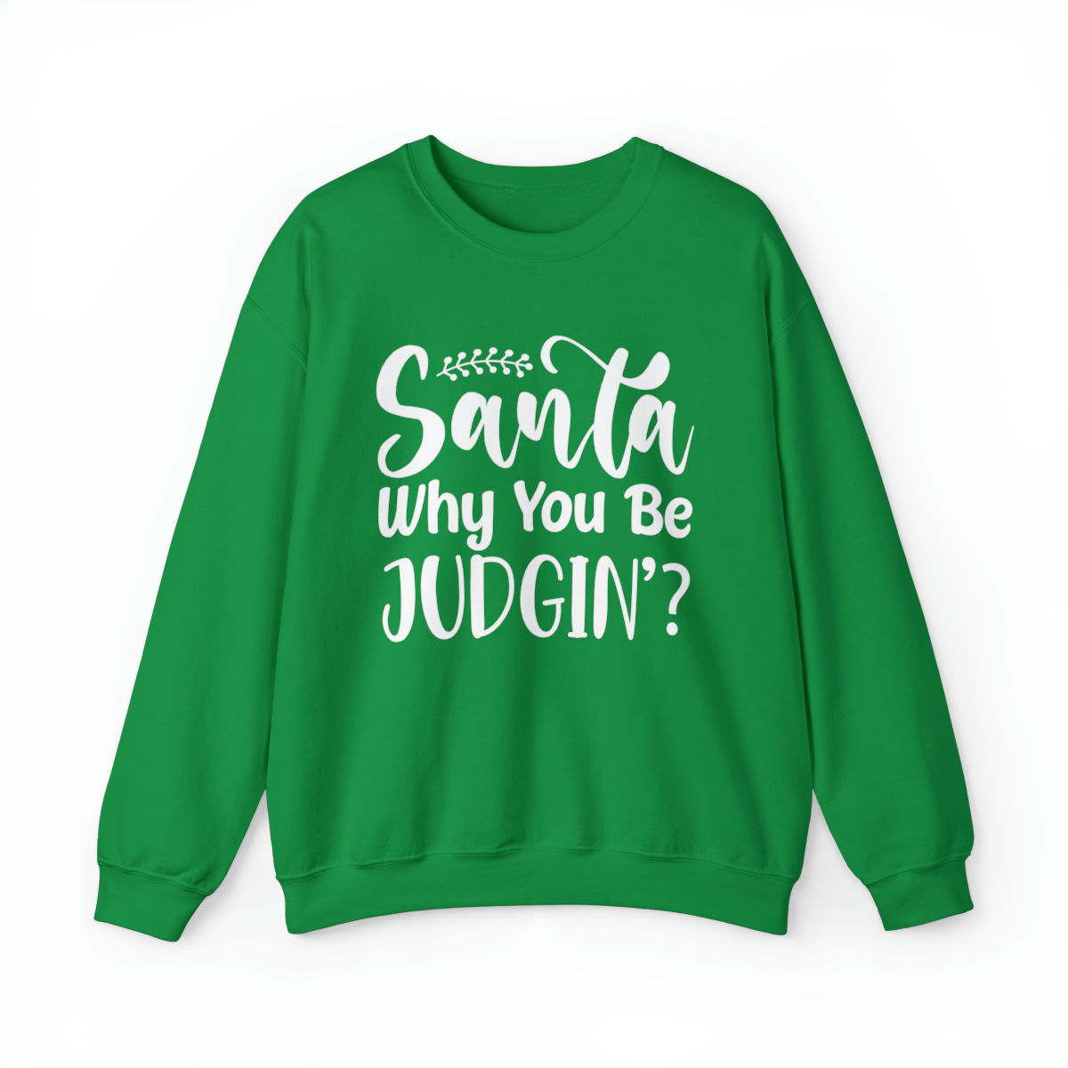 Santa Christmas Sweatshirt Holiday 