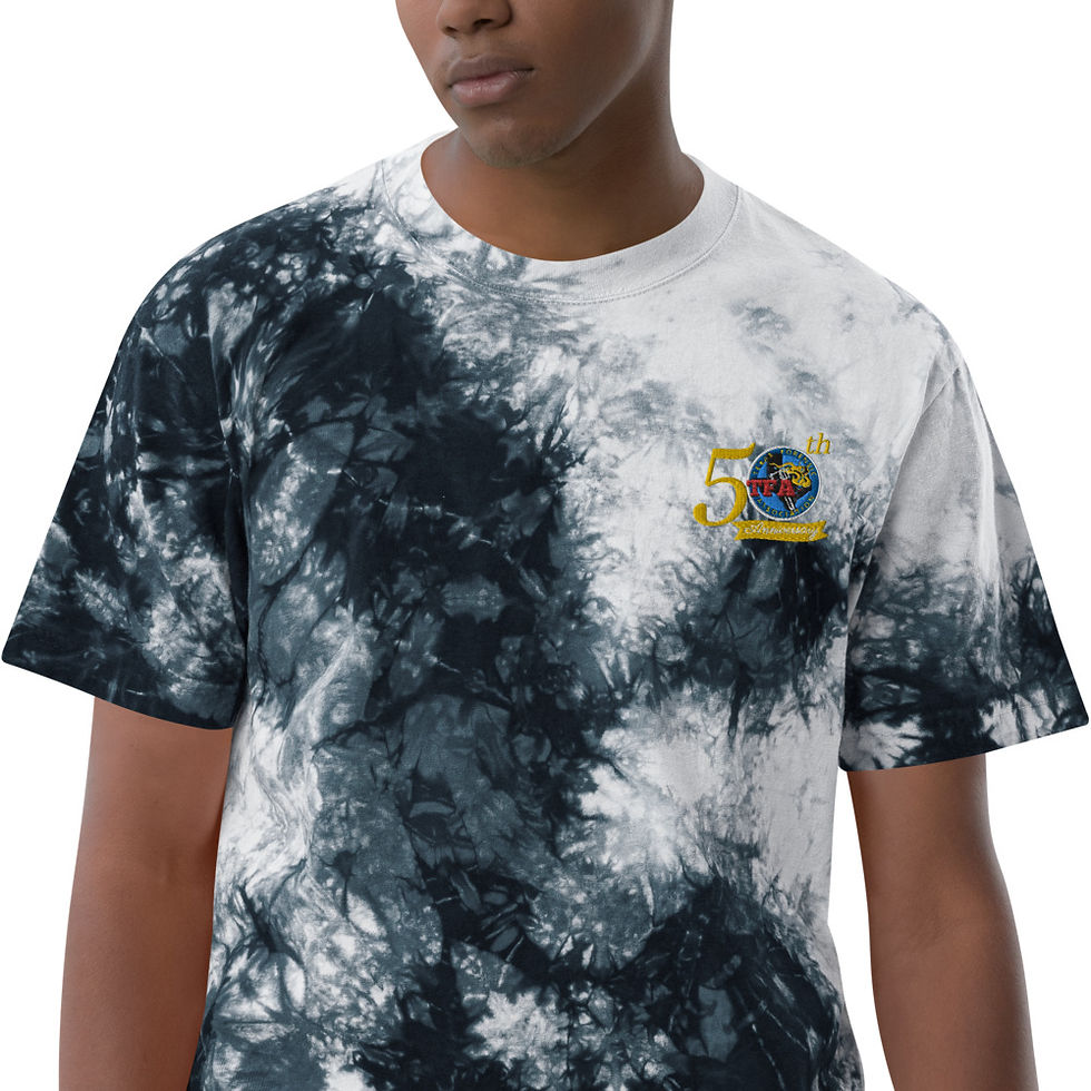 Thumbnail: 50th TFA Oversized tie-dye t-shirt