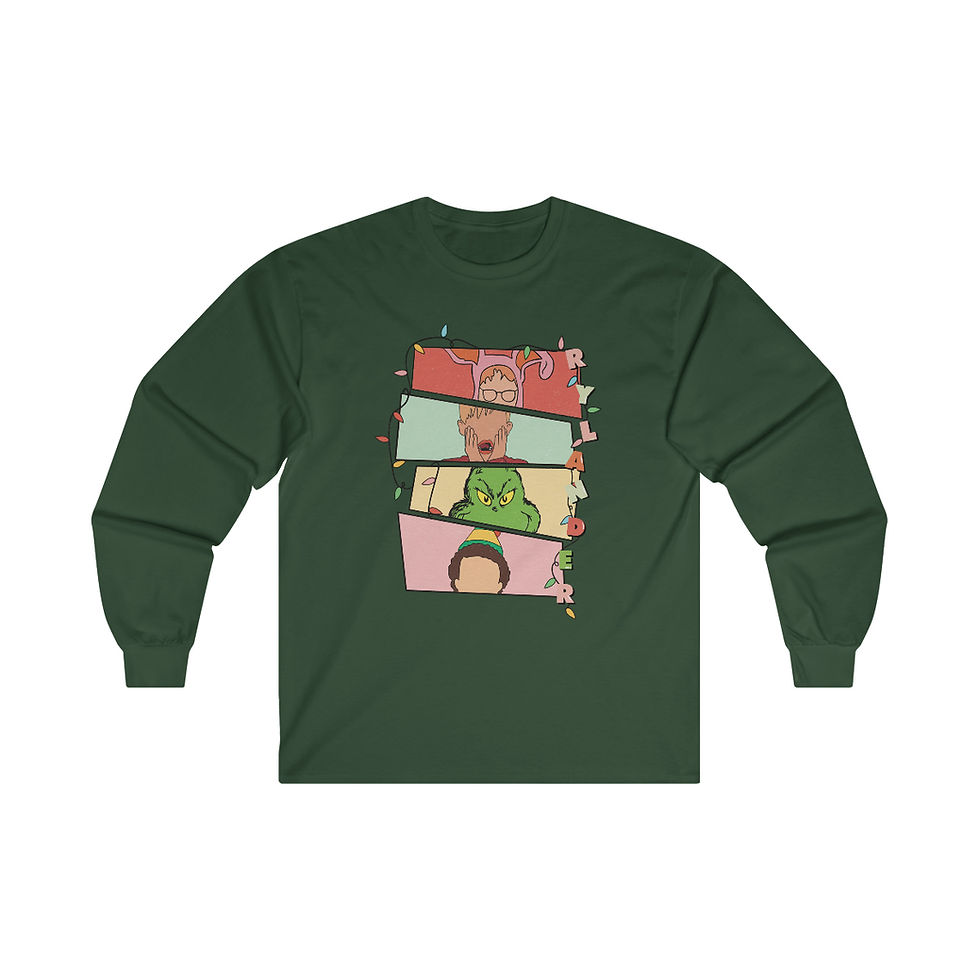 Thumbnail: Christmas Movie Lights RRE Long Sleeve Tee