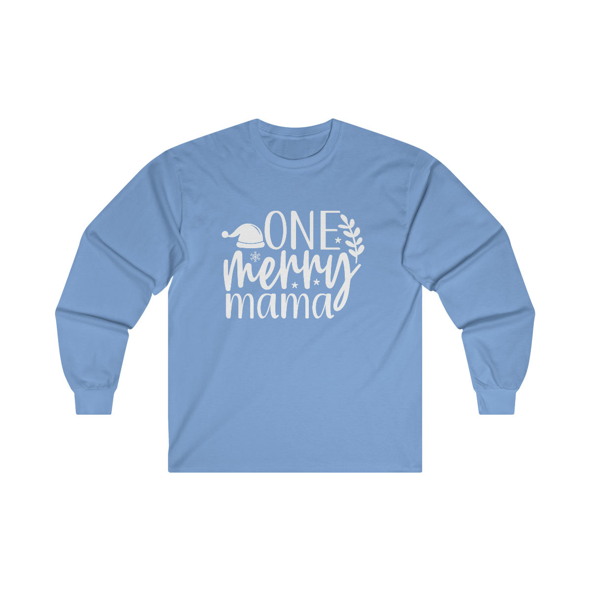 One Merry Mom Holiday Shirt long Sleeve