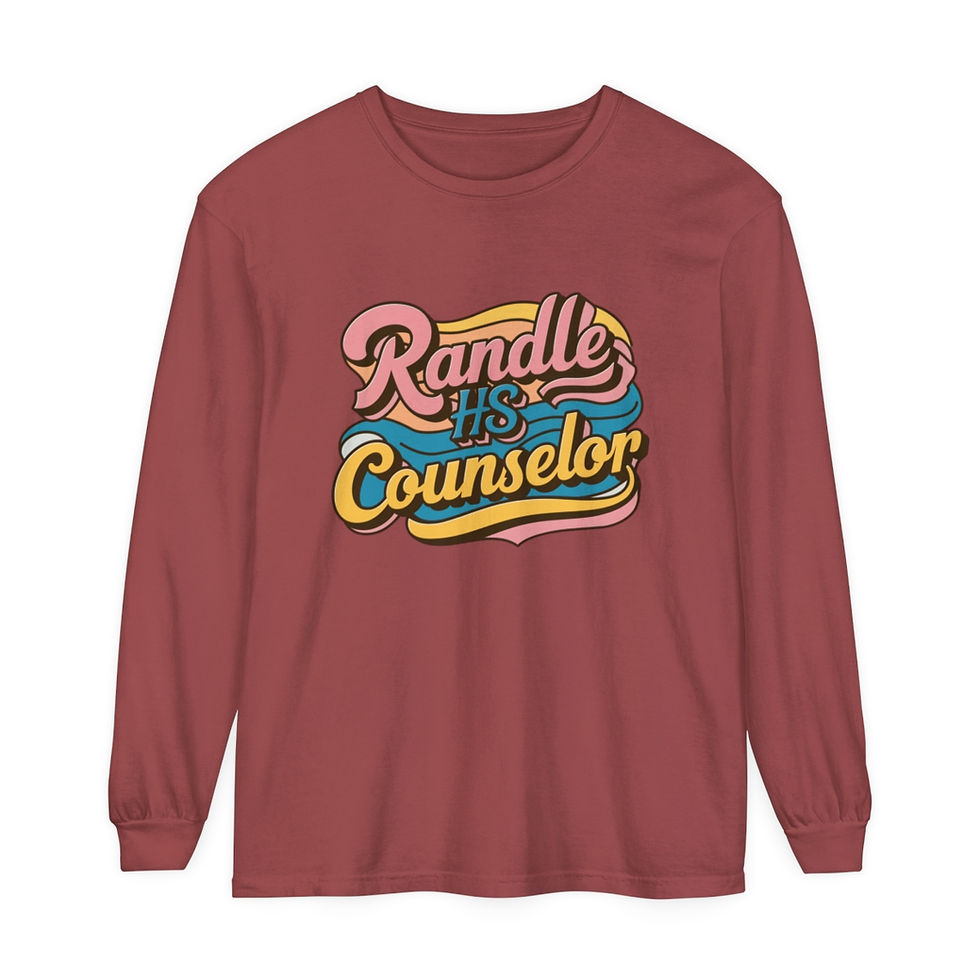Thumbnail: Retro TRHS with love Long Sleeve T-Shirt