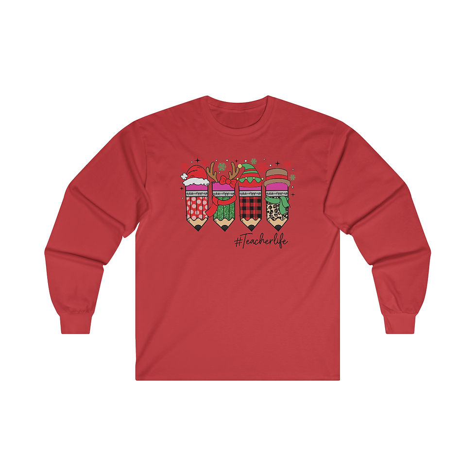 Thumbnail: Holiday Teacher Life Christmas shirt 