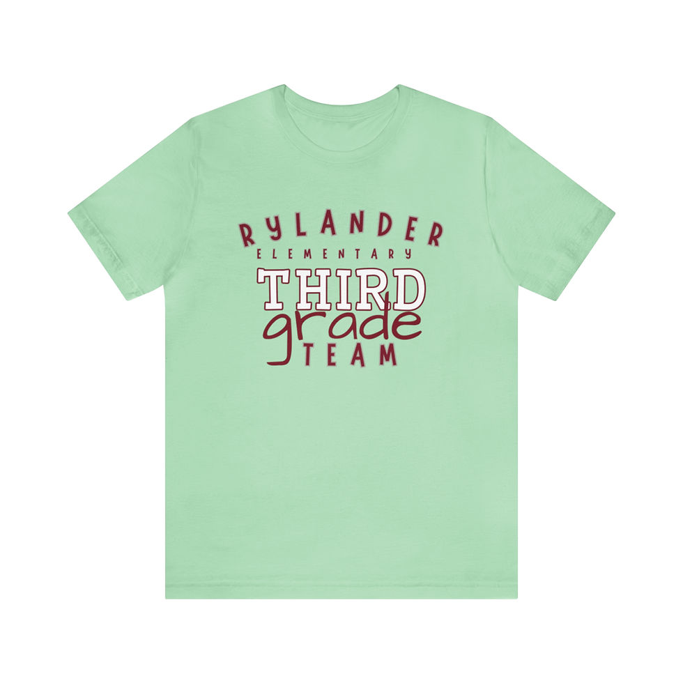 Thumbnail: 3rd Grade Team Unisex Jersey Short Sleeve Tee