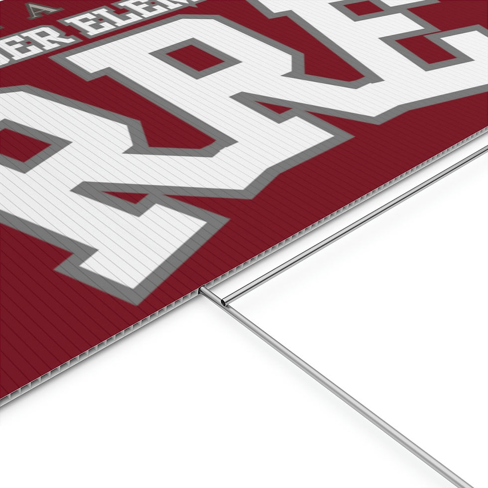 Thumbnail: RRE Plastic Yard Sign